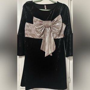 Xhilaration Velvet Bow Dress